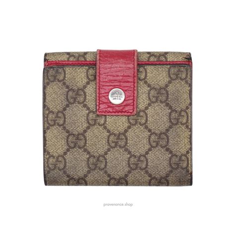 gucci tri fold case size|Gucci GG Supreme tri.